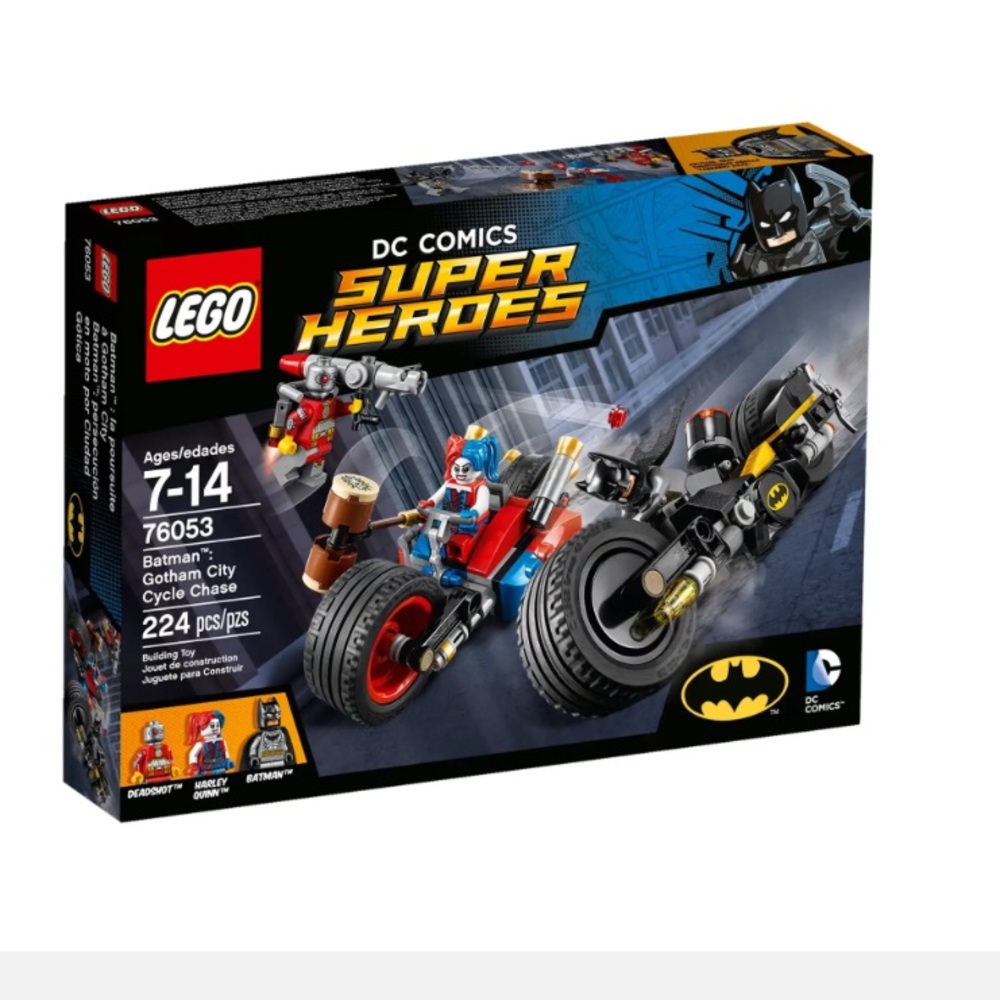 LEGO Super Heroes Batman: Gotham City Cycle Chase 76053, 224 pcs, NEW Sealed